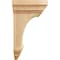 Ekena Millwork 6"W x 6 3/4"D x 12"H Large Jefferson Wood Corbel, Red Oak CORW06X06X12JERO - alternate 2